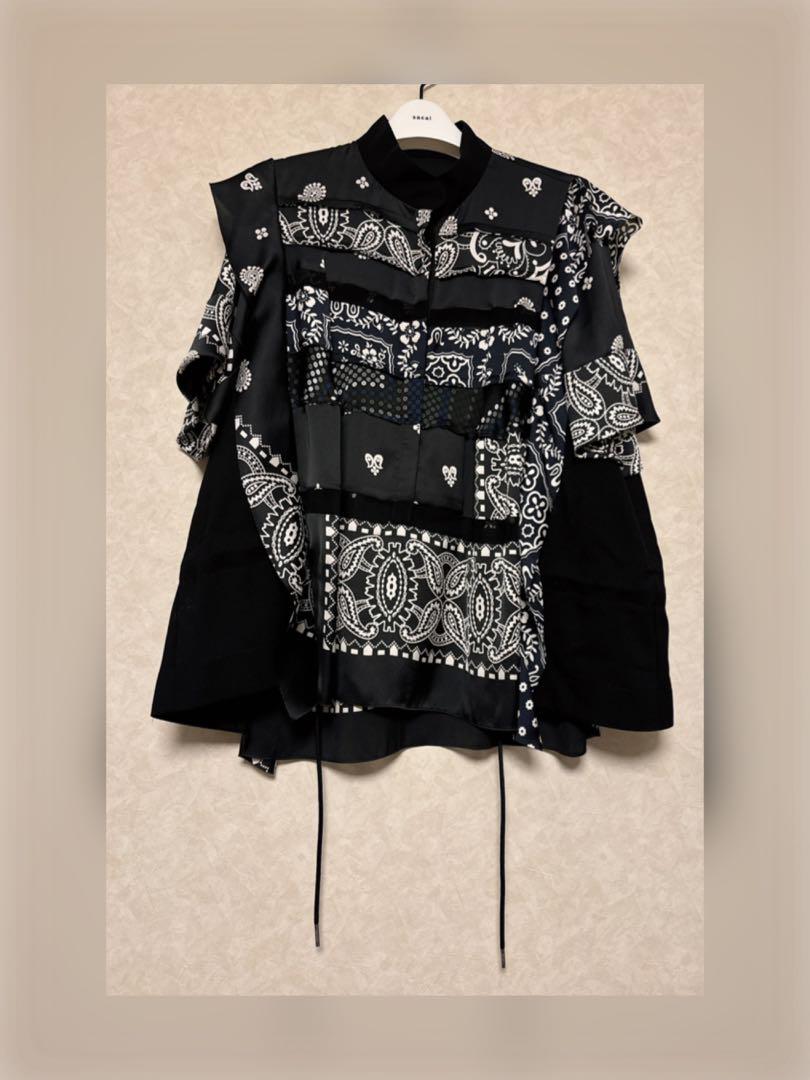 Sacai サカイ　✰コレクション　♡完売♡ アーカイブ　プリント　ブラウス