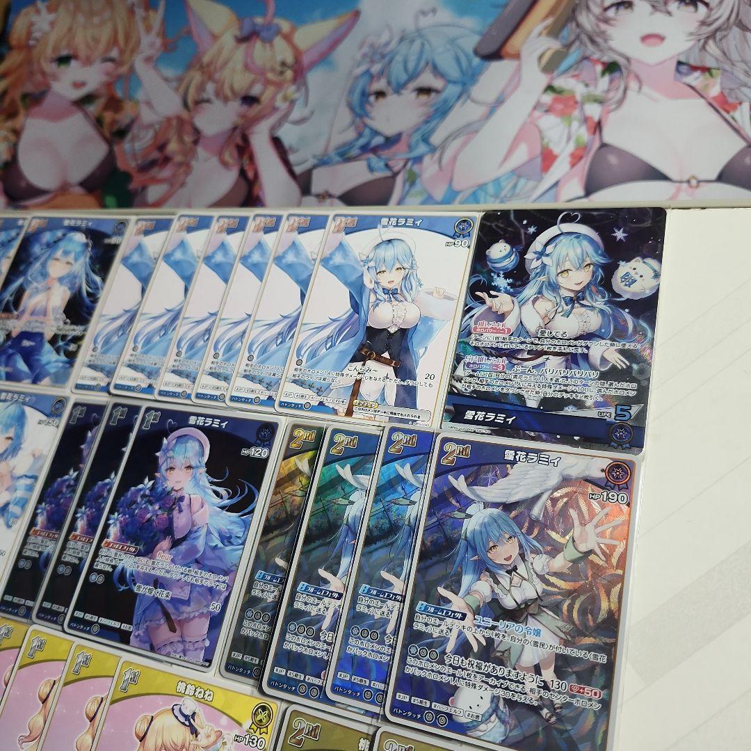 雪花ラミィ、桃鈴ねね ホロカ混成デッキパーツ - メルカリ