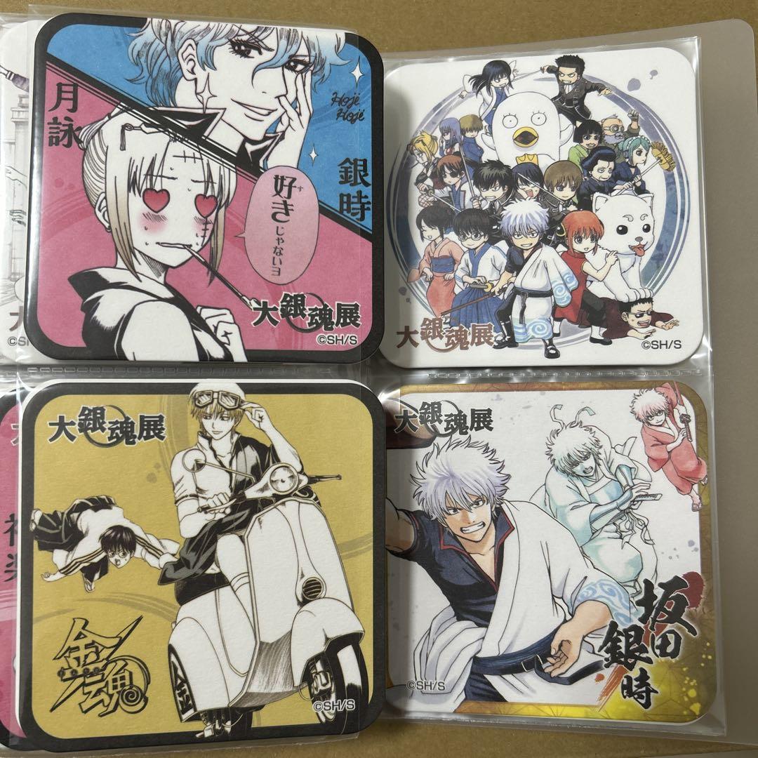 大銀魂展　アートコースターBOX　コンプリート　48枚セット+おまけ3点