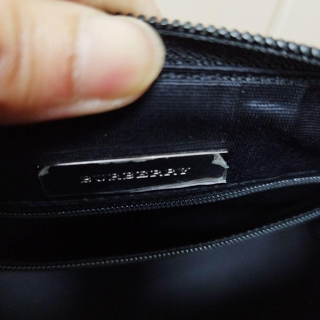 バーバリー　ショルダーバッグ　黒（中チェック） VIP SALE特価♪BURBERRY♪サイドチェック柄Medium♪レザー2Way