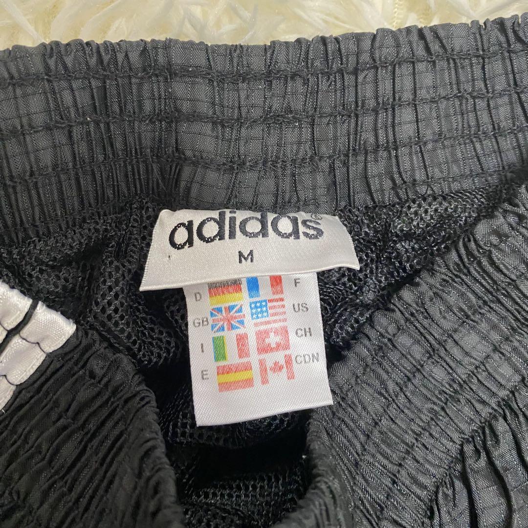90s adidas buggy wide nylon pants y2k L - メルカリ