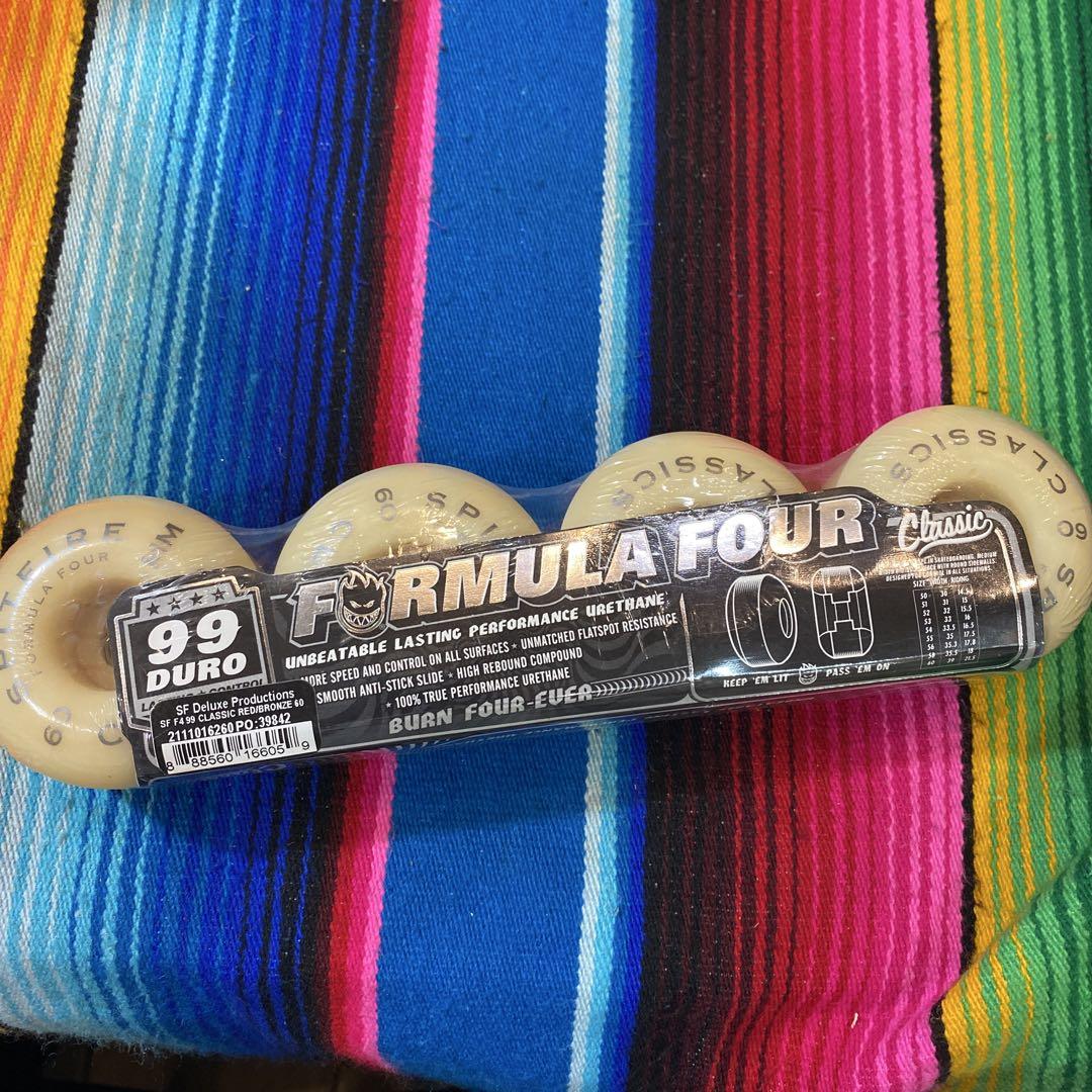 スケートボード SPITFIRE FORMULA FOUR Classic 60mm