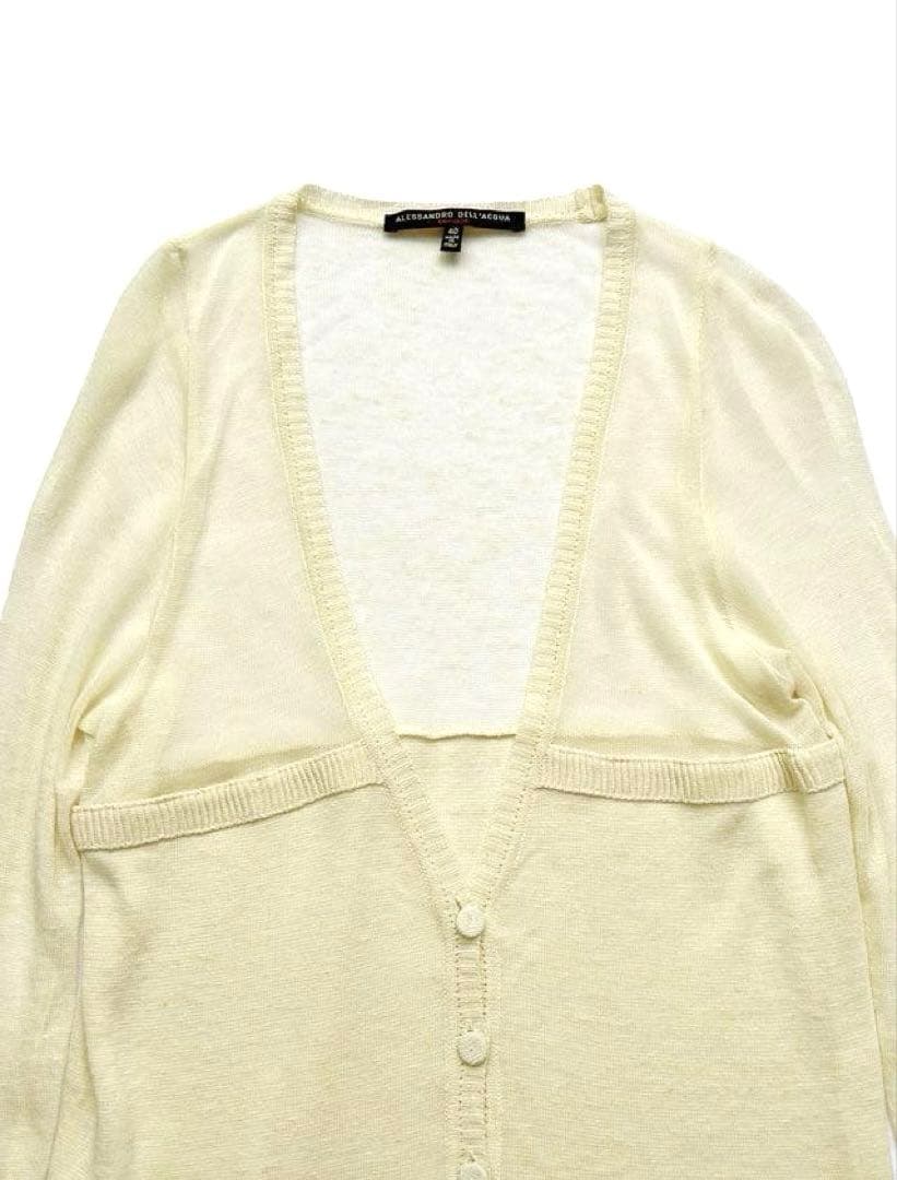 ALESSANDRO DELL ACQUA デラクア ロング カーディガン MM・Alessandro dell'Acqua WWW_MORNINGWALKER_COM