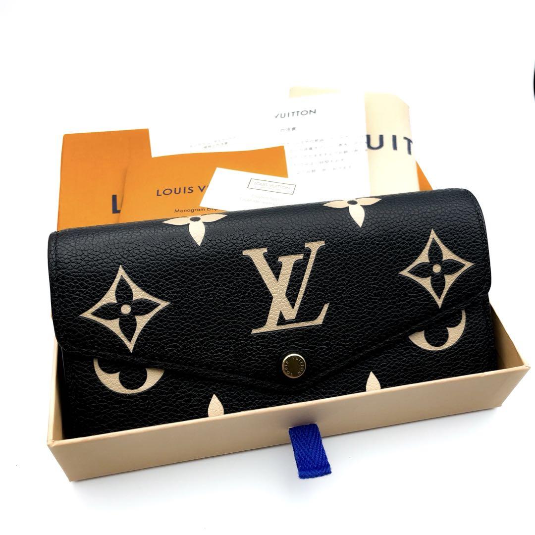 【IC搭載・付属品】ルイヴィトン ポルトフォイユ サラ バイカラー アンプラント
