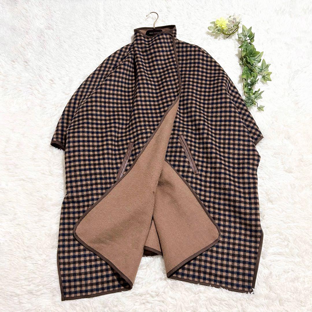 完売品 Ameri REVERSIBLE COLOR PONCHO COAT