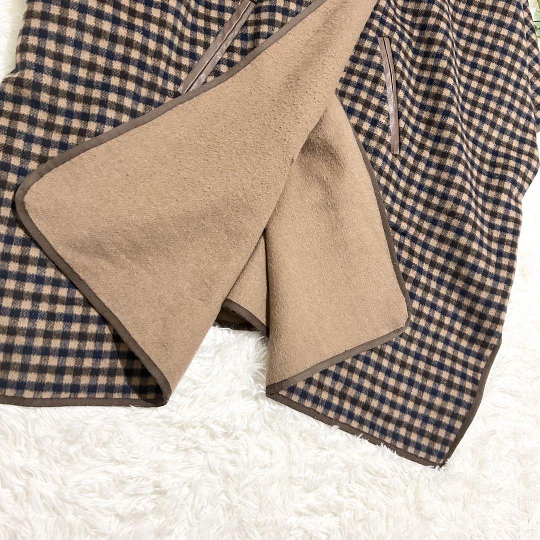 完売品 Ameri REVERSIBLE COLOR PONCHO COAT