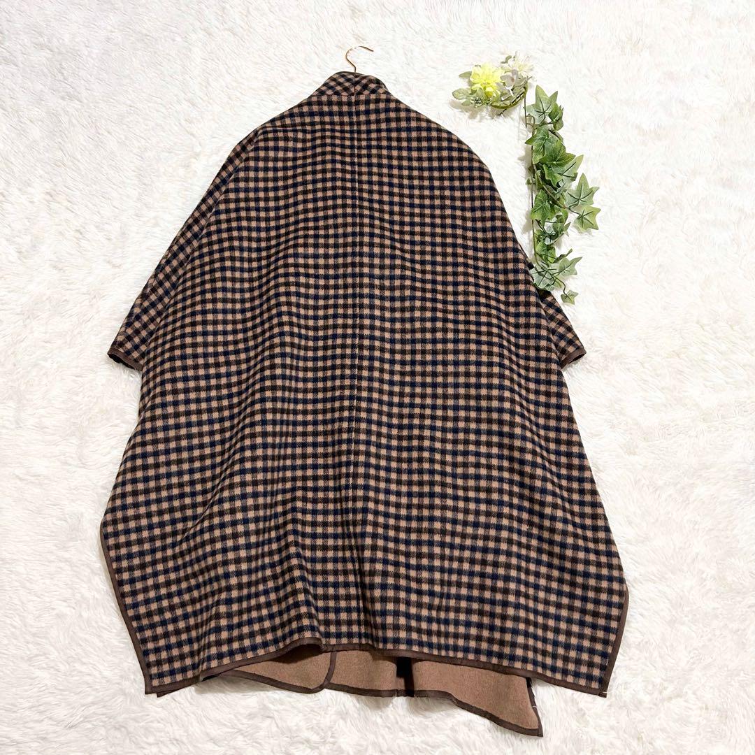 完売品 Ameri REVERSIBLE COLOR PONCHO COAT