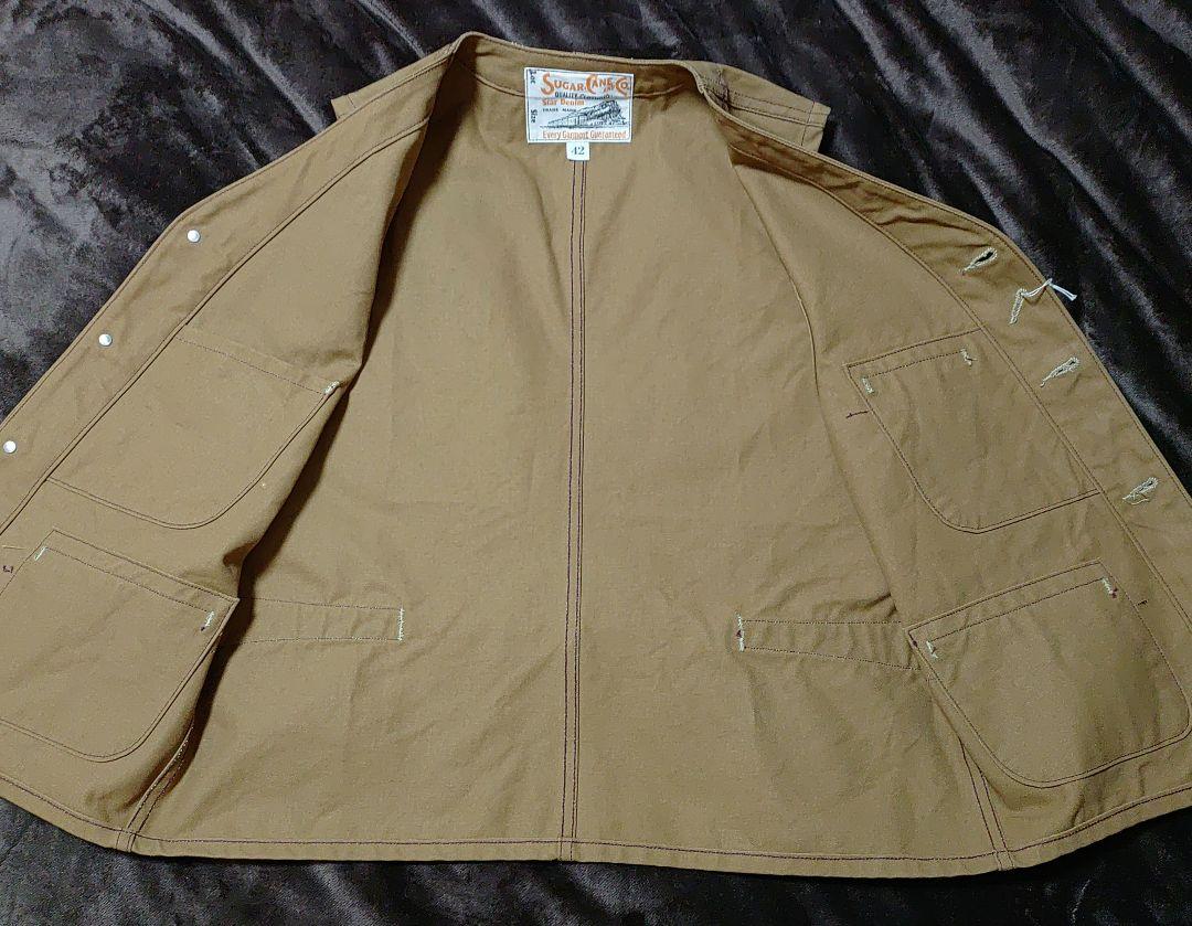 新品 Sugar Cane SC14375 ベスト 42サイズ 138BRW