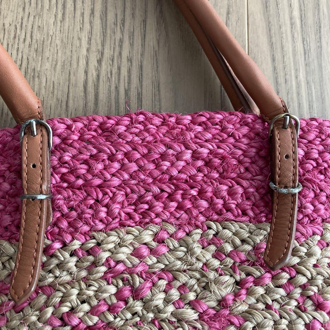 BALENCIAGA バレンシアガ かごバッグ ラフィア