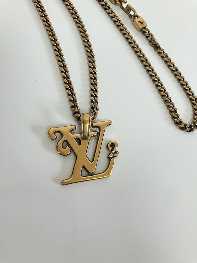 ヴィトン Nigo ゴールド ネックレス コリエスクエアード コラボ