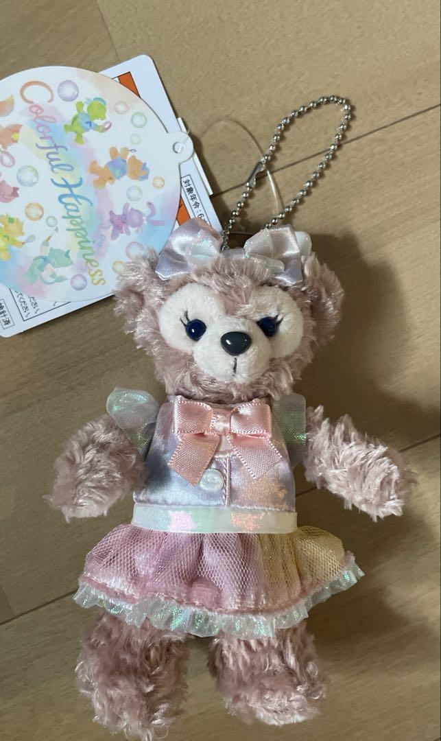 新品　シェリーメイ　２０周年　ぬいぐるみバッジ　カラフルハピネス　ダッフィー