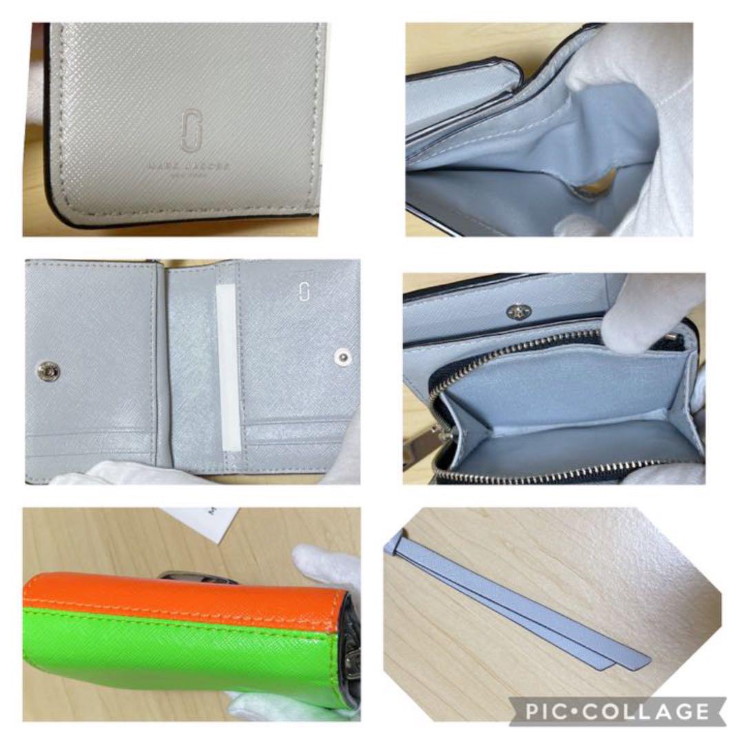 限定SALE人気SALE 美品❗️マークジェイコブス 折財布 ミニサイフ バイカラー オレンジ黄緑グリーン e7sfI-m32498784639 人気SALE豊富な