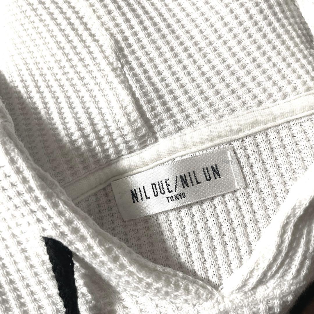 nil due nil un ジップパーカー　フーディー ロングパーカー nil due nil un ジップパーカー フーディー ロングパーカー