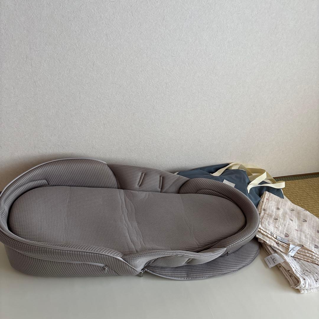 ネオママイズム　グレーおくるみ2枚付き