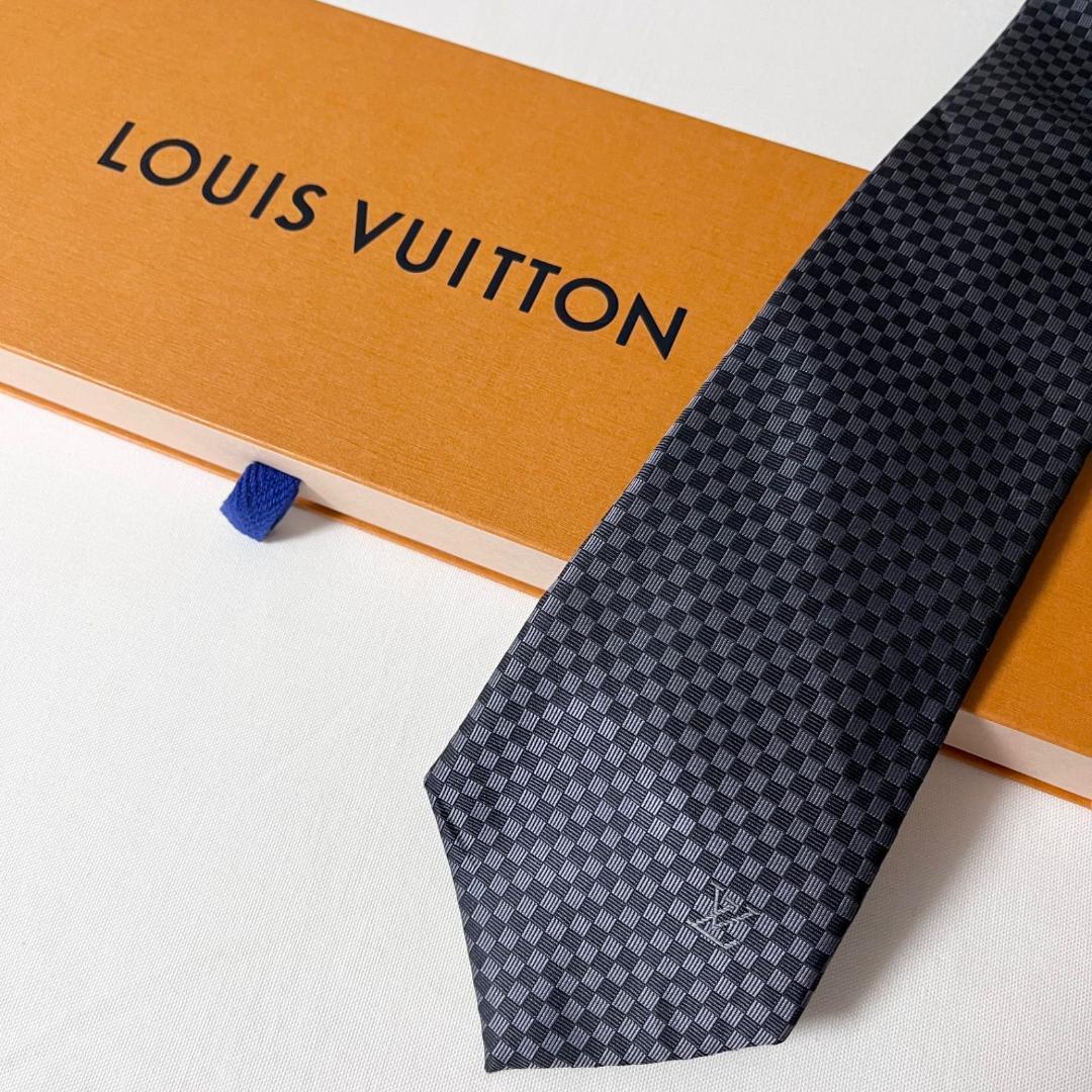LOUIS VUITTON(ルイヴィトン) ダミエネクタイ ブラック｜【公式