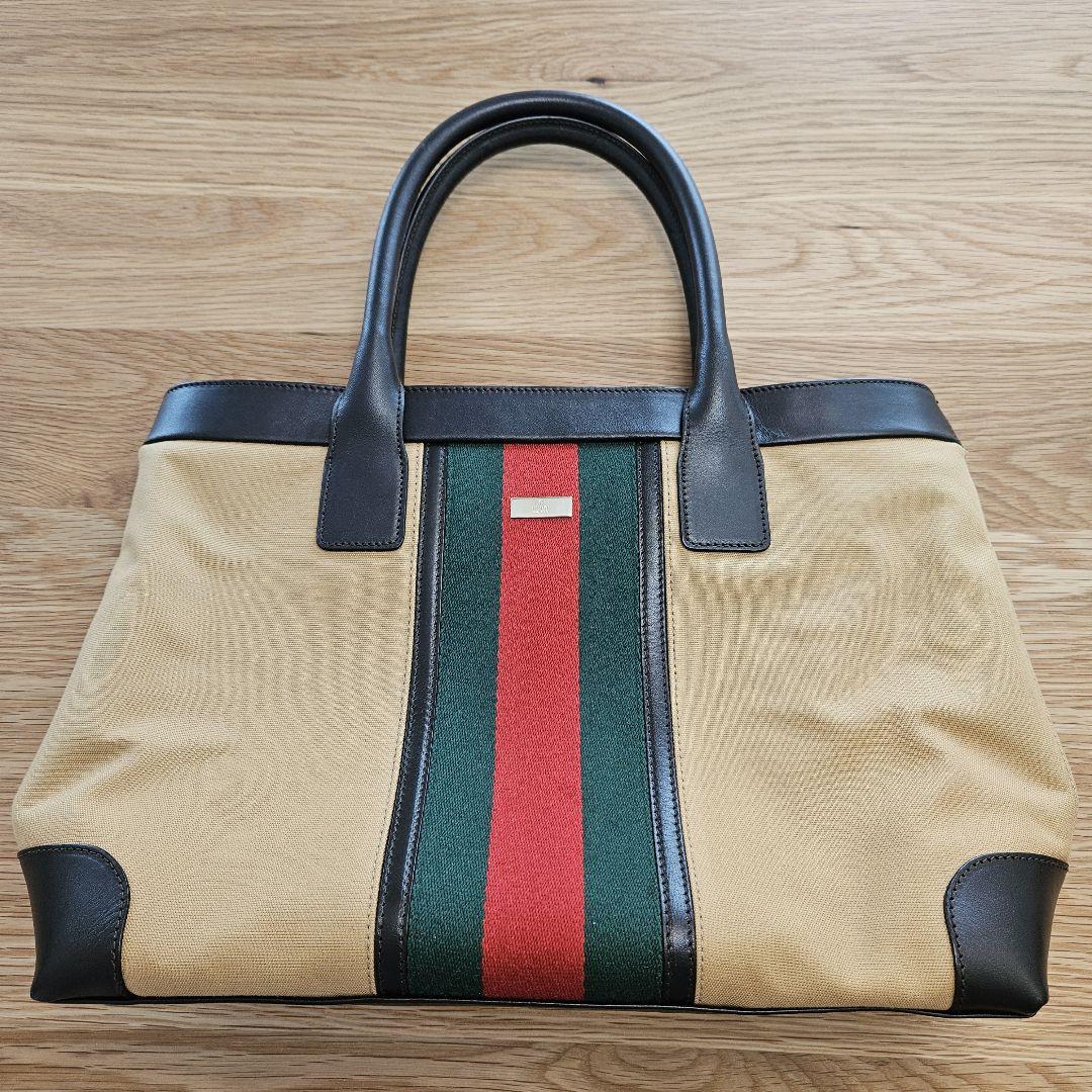 GUCCI シェリーライン トートバッグ