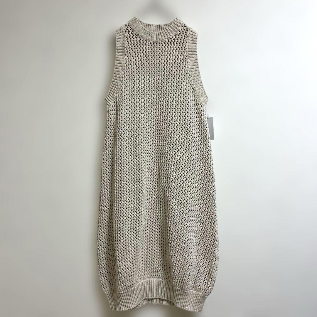 【新品】HYKE crocheted sweater dress ハイク CROCHETED SWEATER DRESS | HYKE (Women