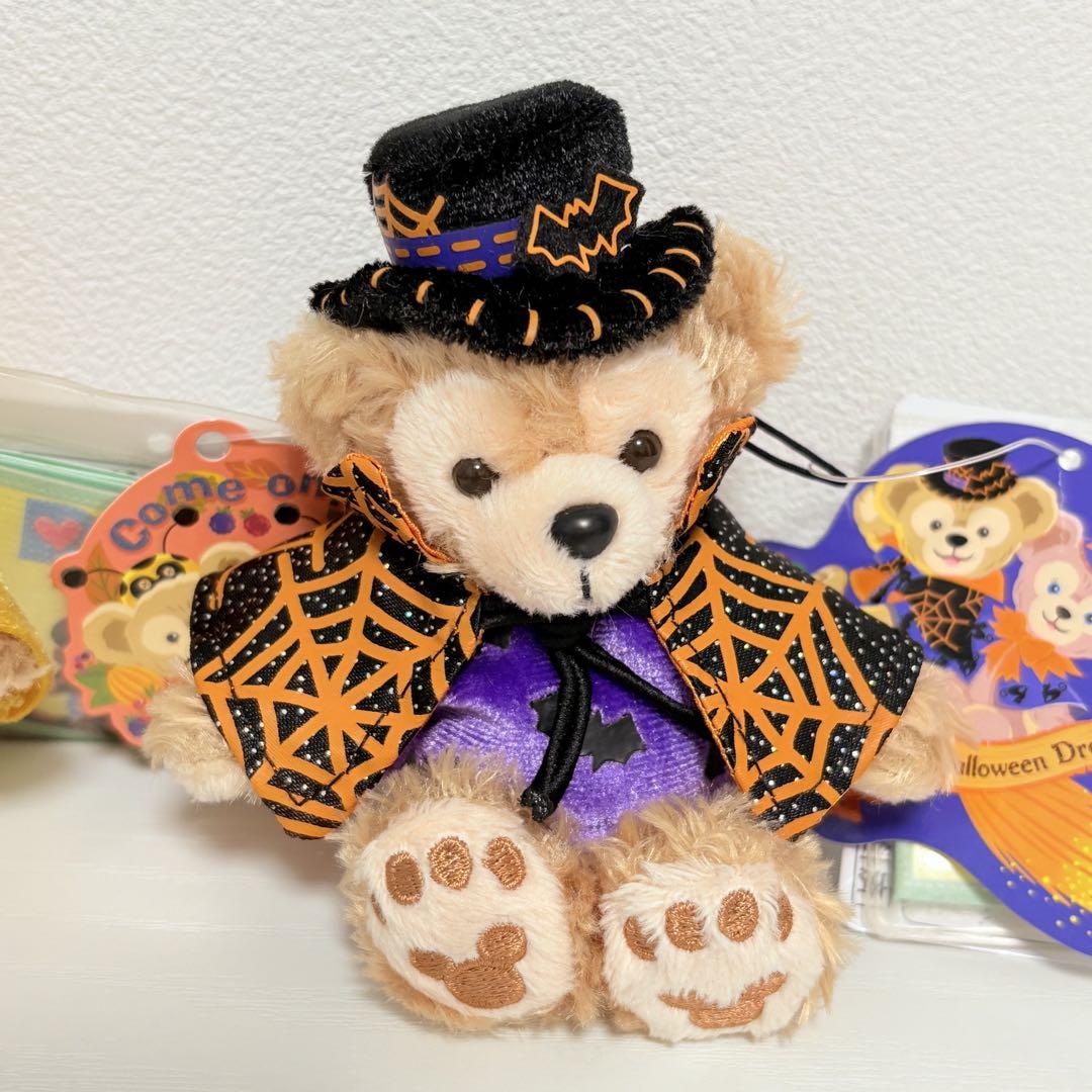 ダッフィー   ハロウィンぬいば　ストラップ 2016年ハロウィン限定】ダッフィーぬいぐるみストラップ おばけ