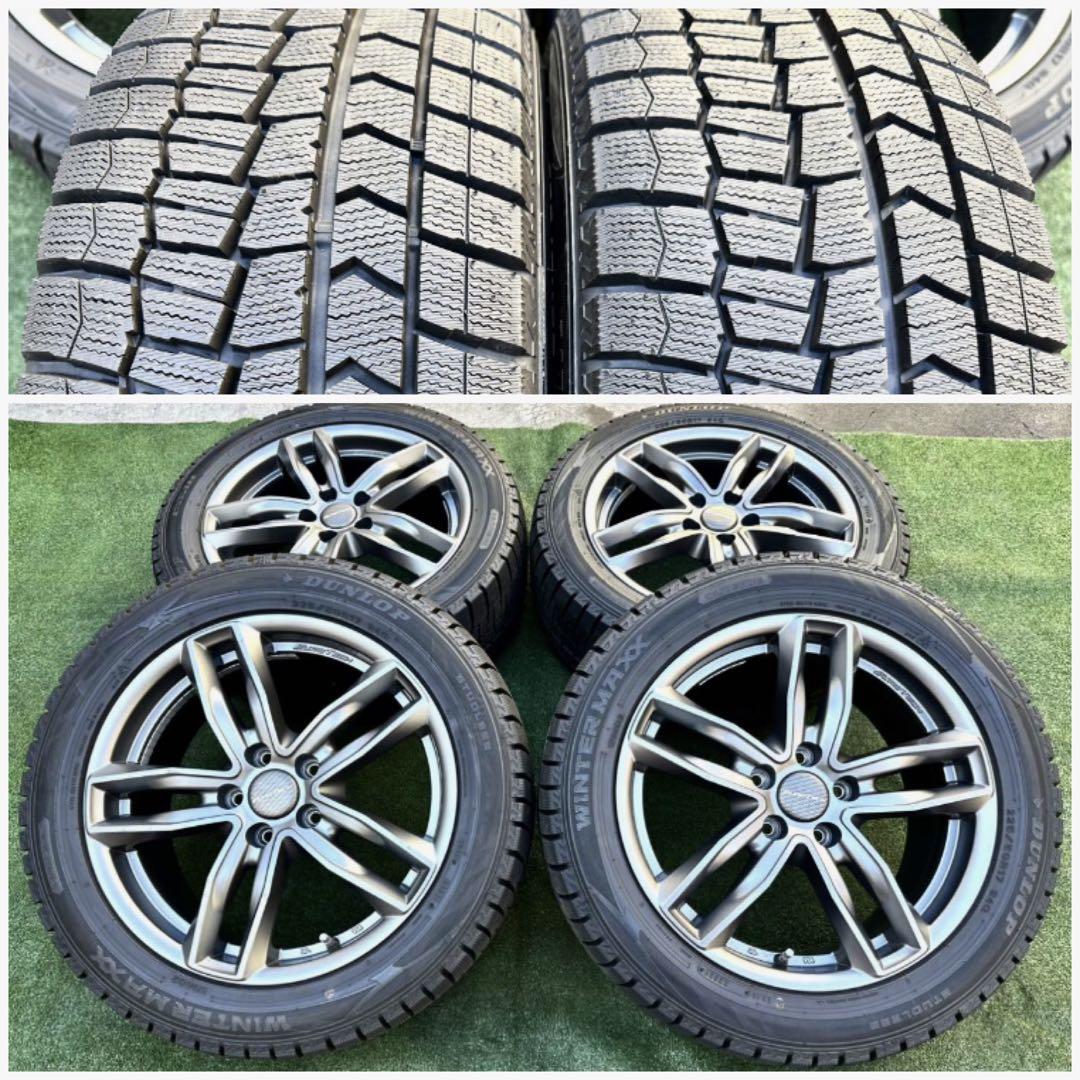 EURO TECH17インチアルミホイール★DUNLOP225/50R17 4本