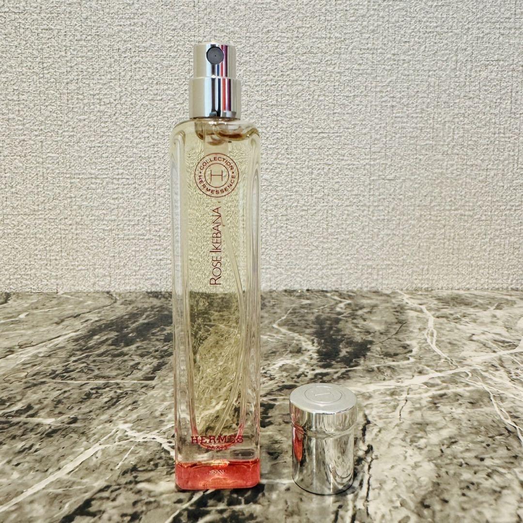 HERMES 　ローズイケバナ　香水　空き瓶　袋 　15ml　3本セット 新品未使用 エルメス ローズ イケバナ オードトワレ 15ml - 香水