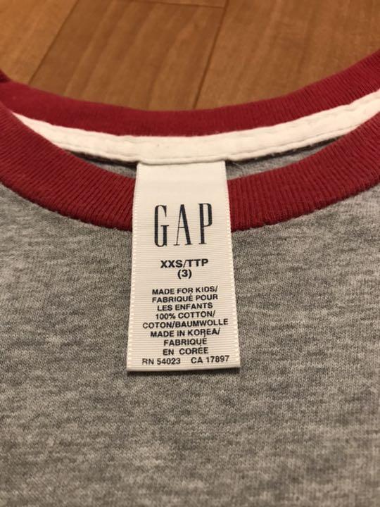 子供服gapのtシャツxxsサイズ メルカリ