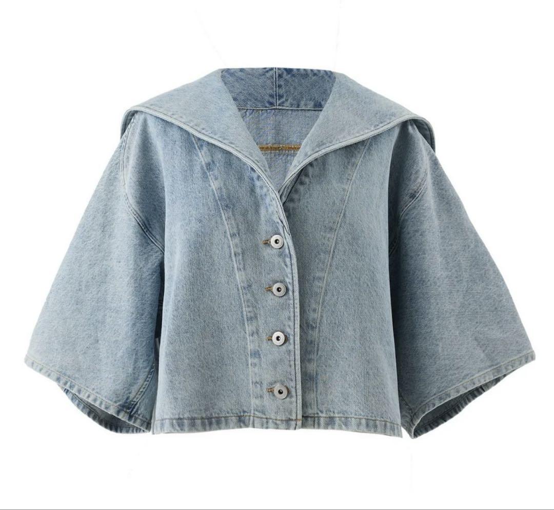 新品未使用♡完売♡シーニュ cygne デニムセーラージャケット