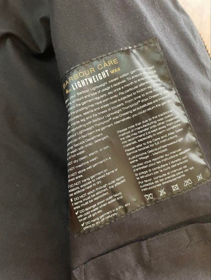 Barbour ブラックジャケット