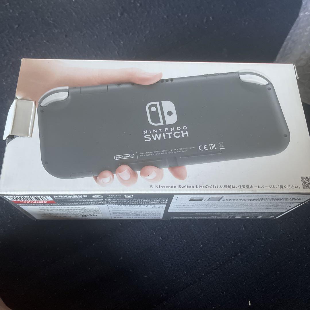 ぽてNintendo Switch Lite グレー 箱　充電器　美品 Nintendo Switch Lite グレー 本体 箱 充電器 - メルカリ