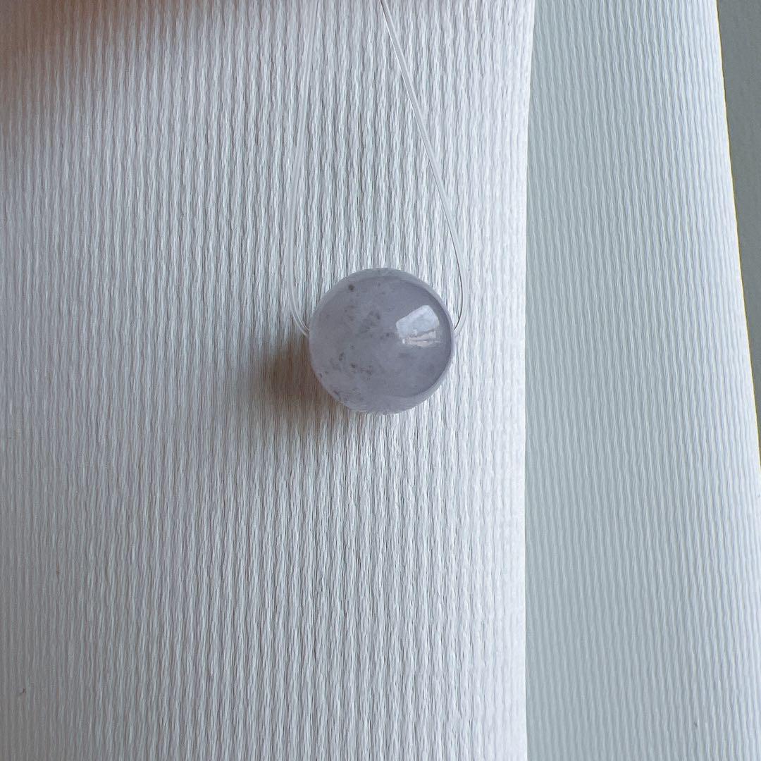 高品質天然ミャンマー本翡翠 12.8mm
