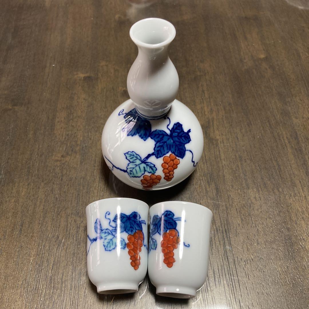 伊万里焼色鍋島魯山窯のとっくりセット