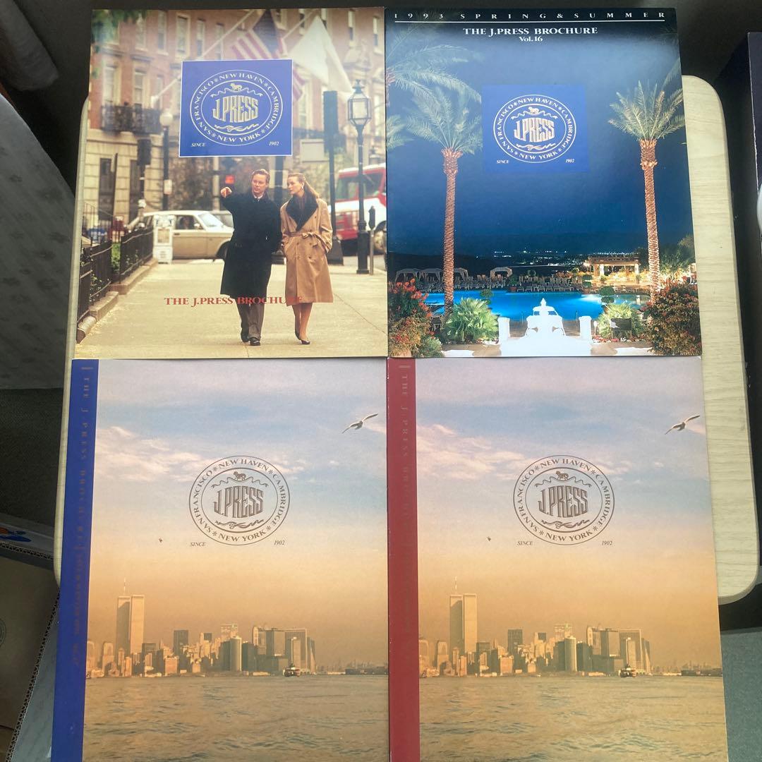 新品未使用　Jプレスカタログ4冊(1990秋冬、1993春夏、1993秋冬2種)
