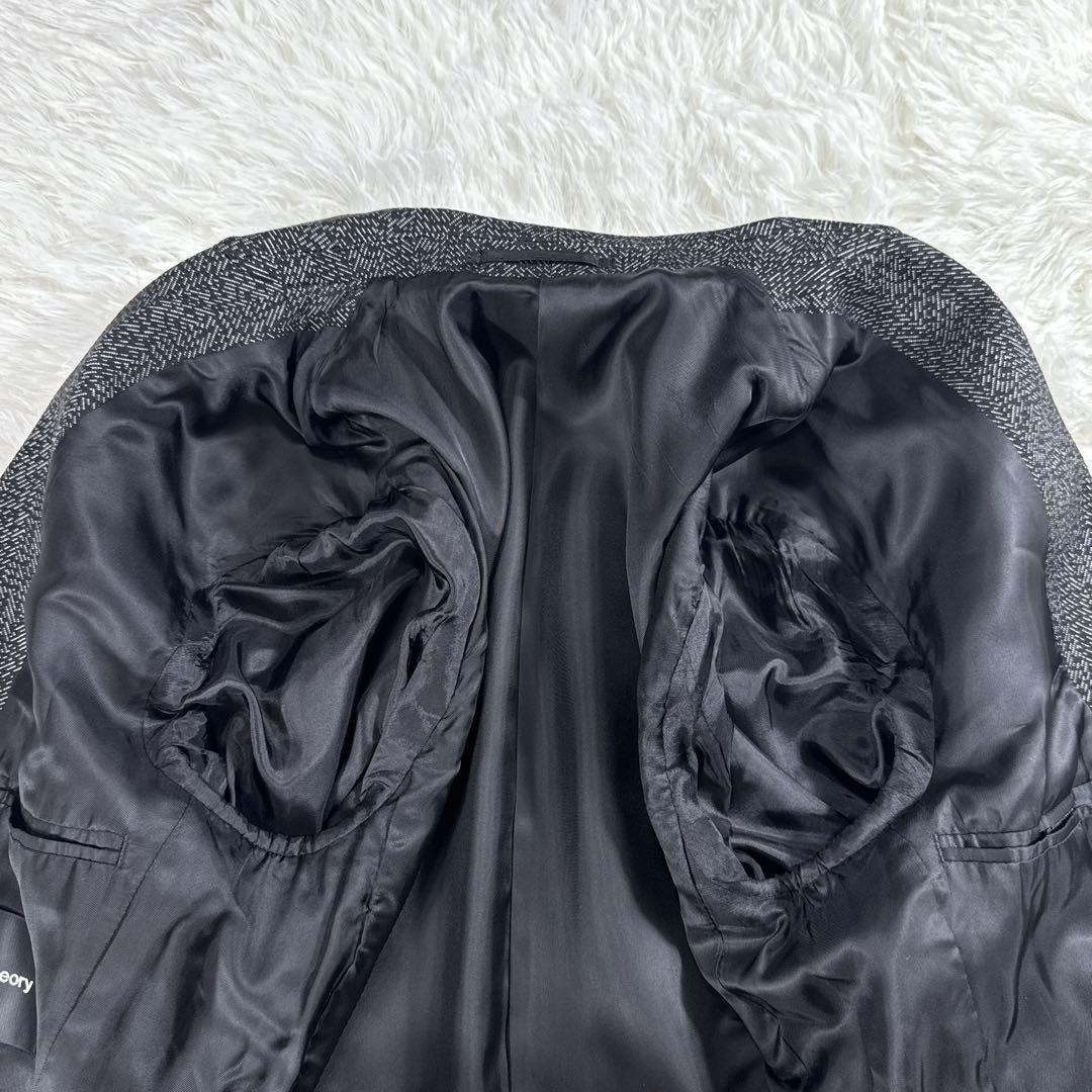 現行タグ セオリー セットアップ グレー 総柄 36 28 ストレッチS theory WWW_KANDAIZUMI_COM