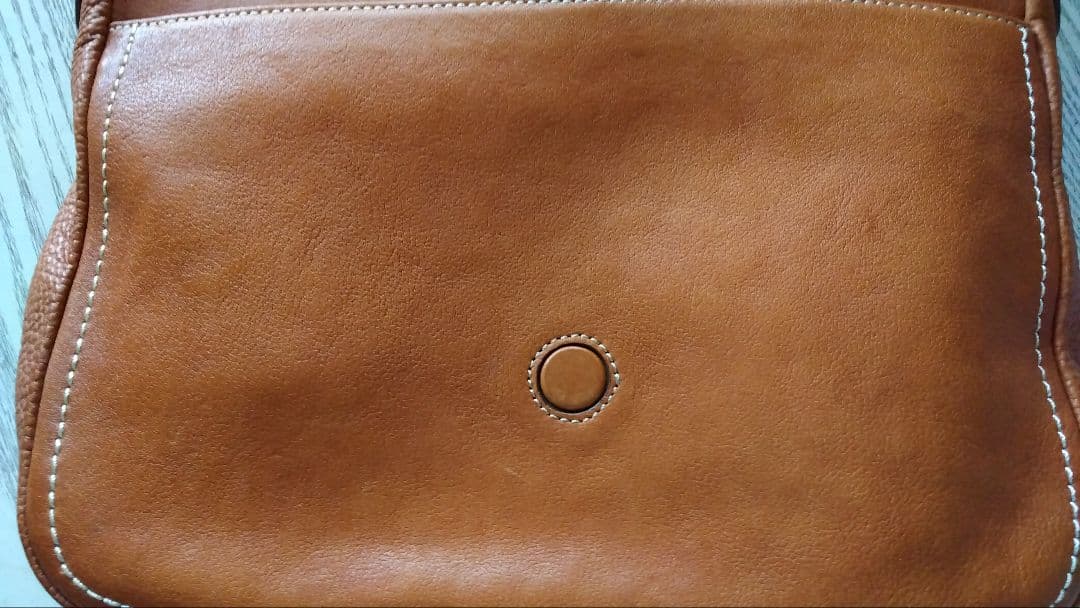土屋鞄製造所☆ブラウンレザーショルダーバッグ