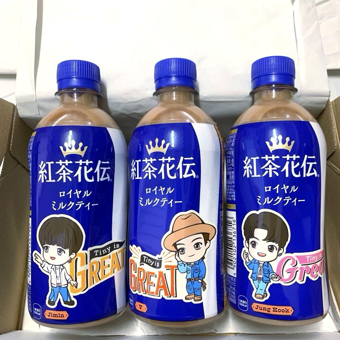 紅茶花伝ロイヤルミルクティー　タイニータン　コラボ BTSのキャラクター「TinyTAN」と紅茶花伝のコラボが復活 | マイ