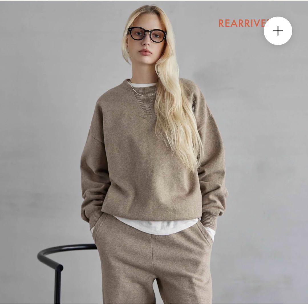 完売品】シールームリン sweat likeルーズニットプルオーバー