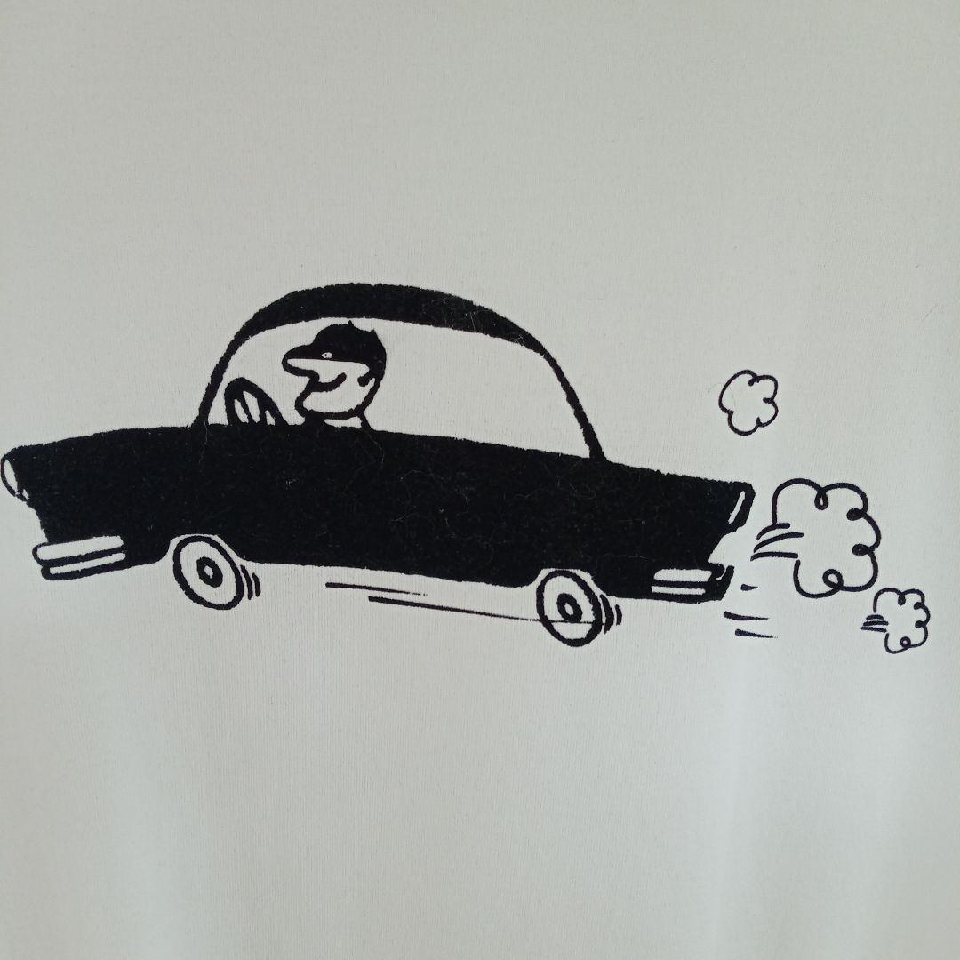 オールドマンズテーラー BADCAR プリントクルーネックＴシャツ　ブラック オールドマンズテーラー BADCAR プリントクルーネックTシャツ