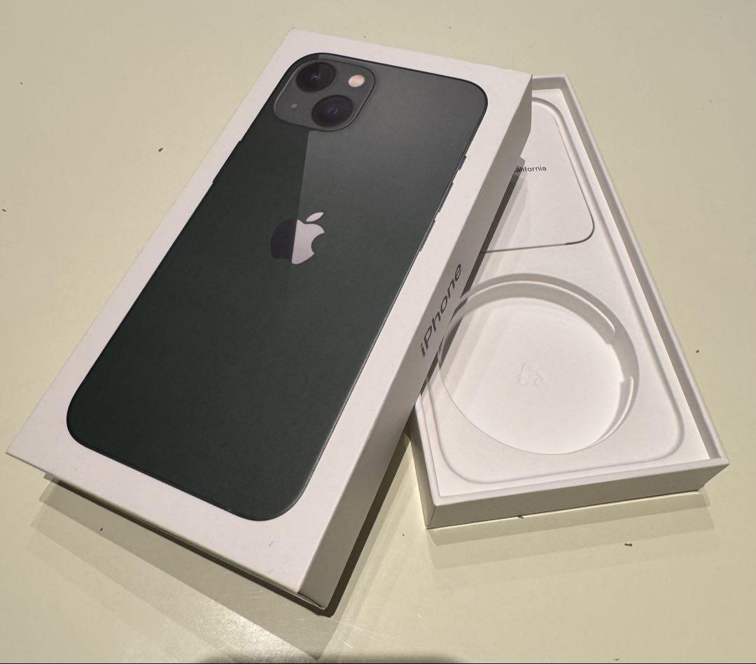 【美品】Apple iPhone 13 グリーン 本体 SIMフリー
