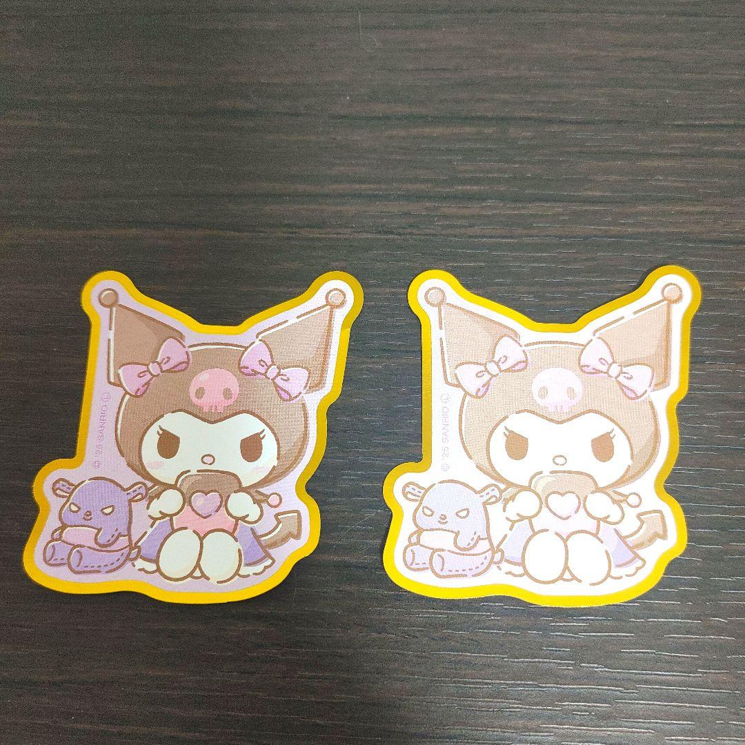 【A-2c】サンリオキャラクターズ クロミ KUROMI フレークシール ?