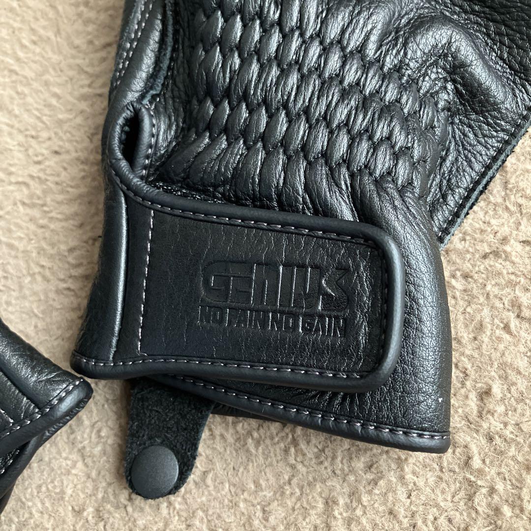 ジニアスGENIUS美品ガンカットグローブ３Ｌ