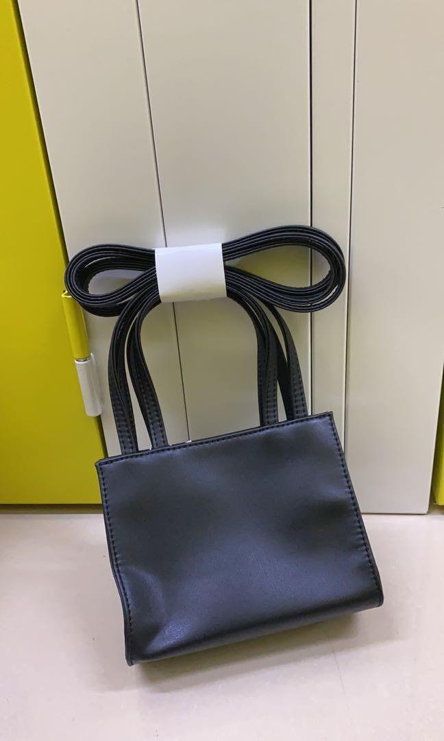 NEW得価 TELFAR Shopping bag Small Black テルファー 黒 RIpFJ-m32503146596 大得価セール