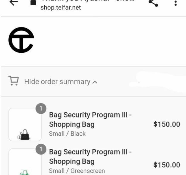 NEW得価 TELFAR Shopping bag Small Black テルファー 黒 RIpFJ-m32503146596 大得価セール