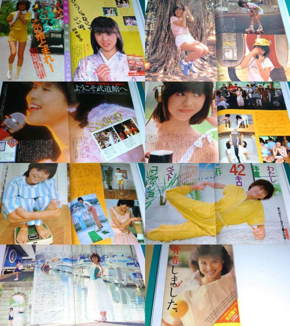 松田聖子 1981年〜1988年 大量 切り抜き ファイル 1冊 120P アイドル