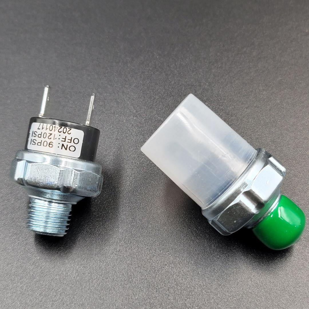 44444 リレー ワンタッチ エルボ プレッシャースイッチ エアサス プレッシャースイッチ エアサス 90╶120PSI 1/4NPT 1個 34