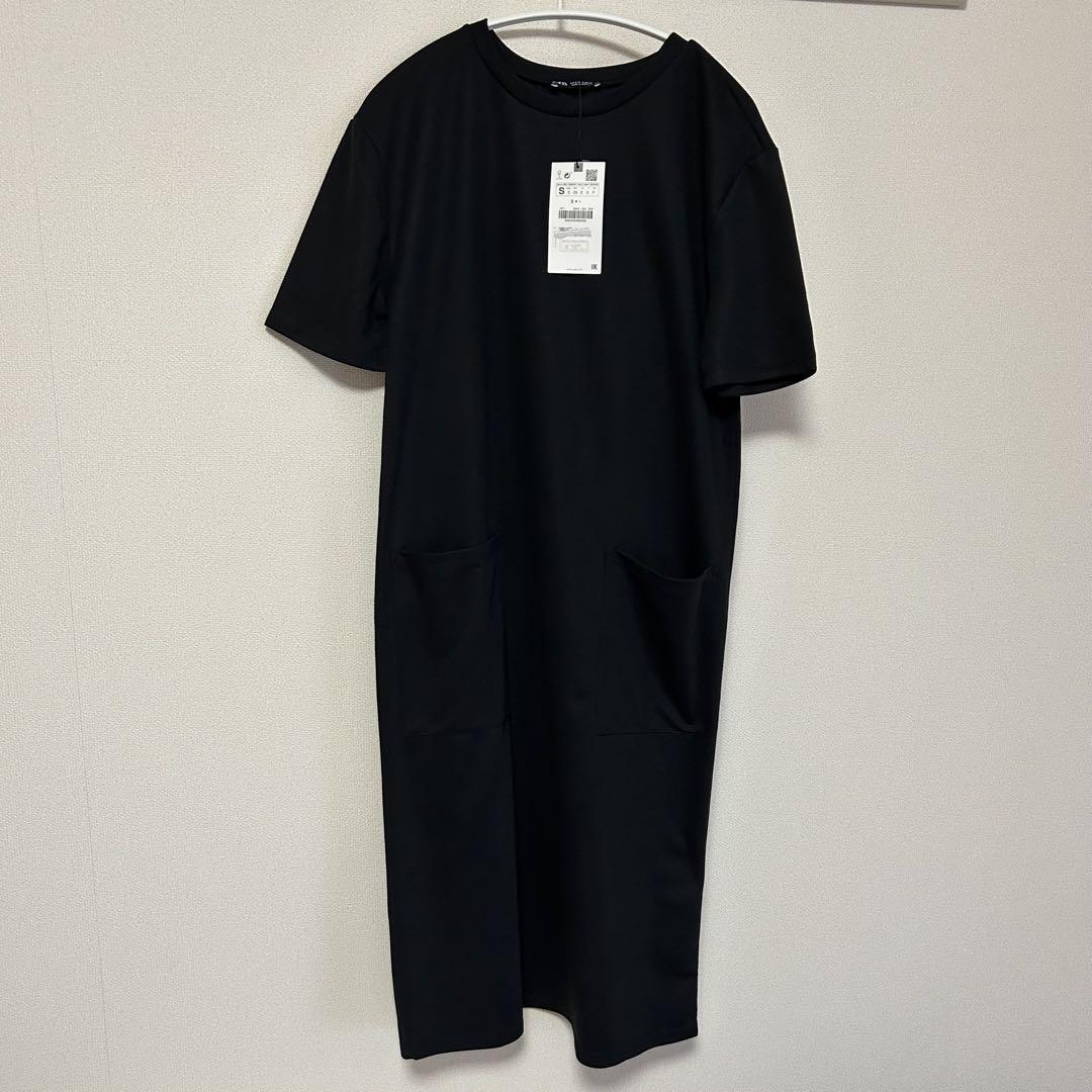新品未使用‼️バーバリーロンドン　ブラック 半袖ワンピース 未使用品 21aw バーバリー ロンドン BURBERRY LONDON by