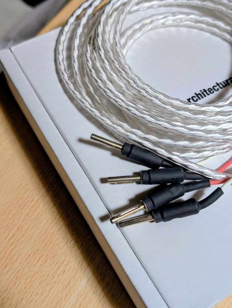 Architectura KEI 2.5m ペア バナナプラグ 美品 Architectura KEI 2.5m ペア バナナプラグ 美品