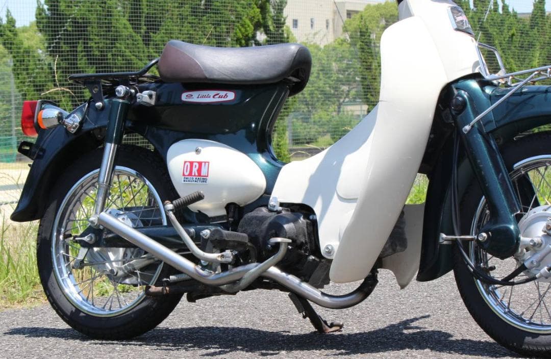 スーパーカブ リトルカブ AA01 クリア インジェクション ウェイブ管マフラー