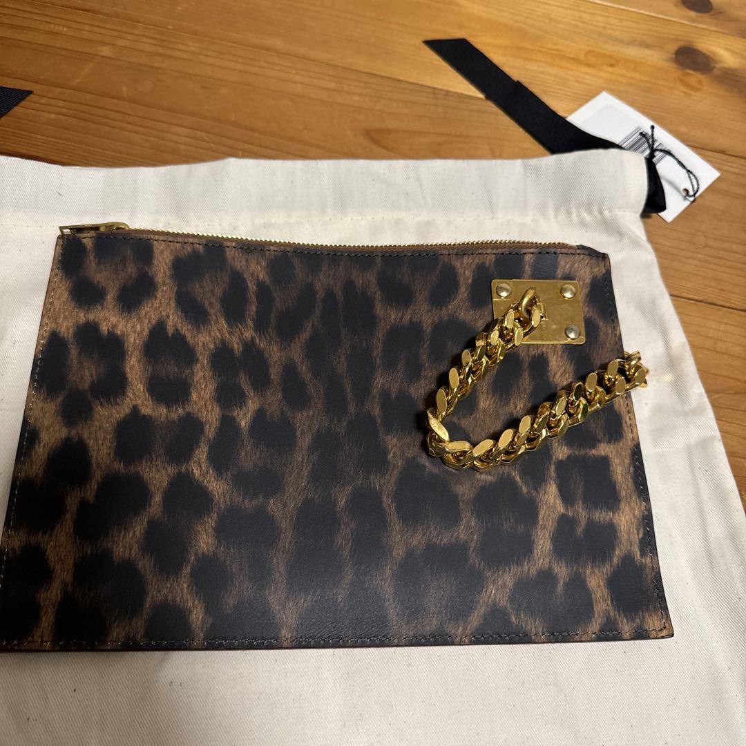 Sophie Hulme  レオパード　クラッチ　ポーチ