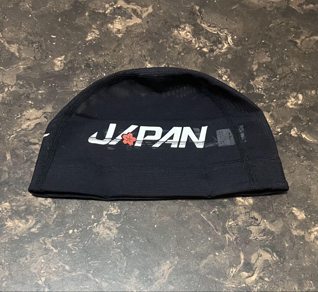 (非売品) 水泳 競泳 日本代表 支給品 メッシュキャップ