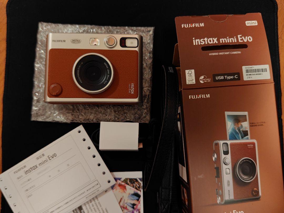 FUJIFILM instax mini Evo ブラウン