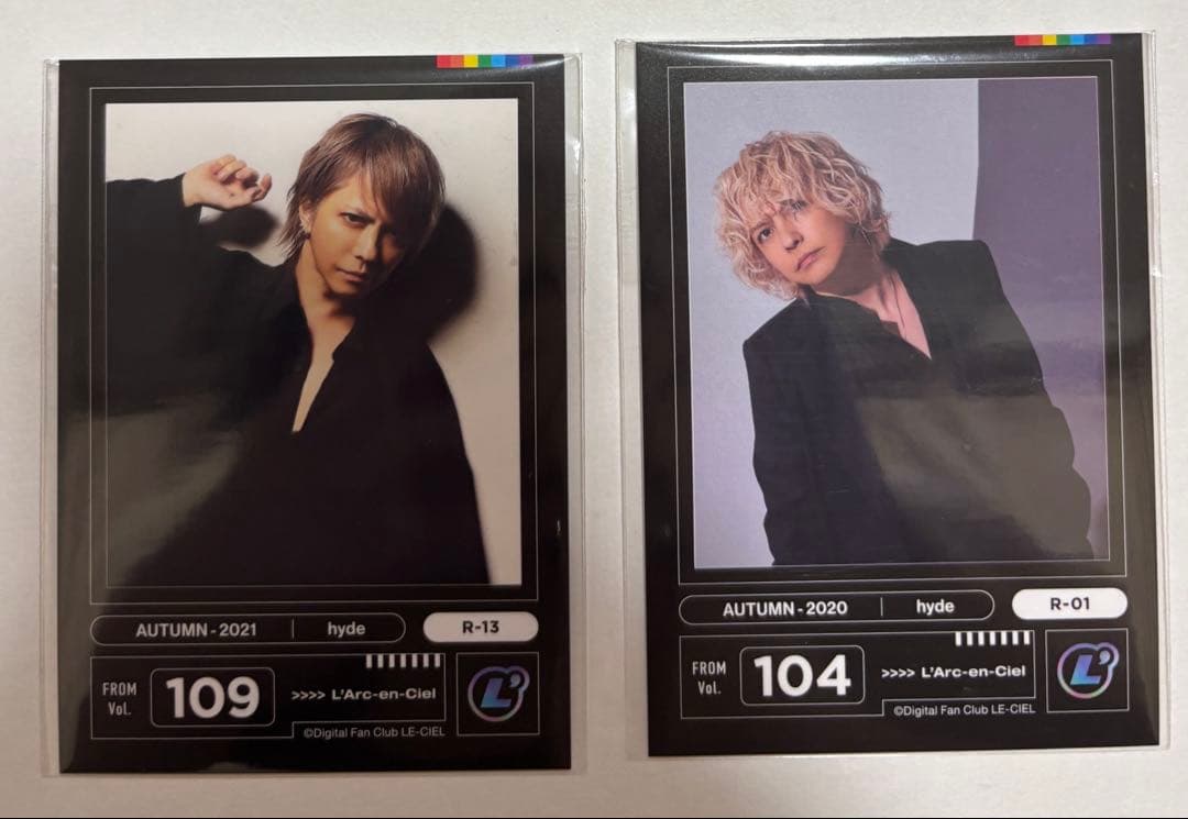 L'Arc-en-Ciel オンラインくじ タレントカード R レア HYDE